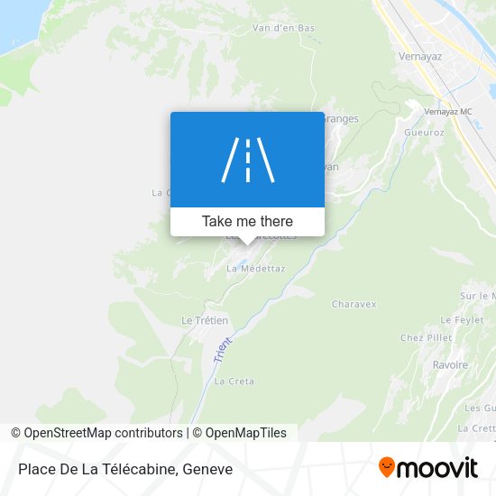 Place De La Télécabine map