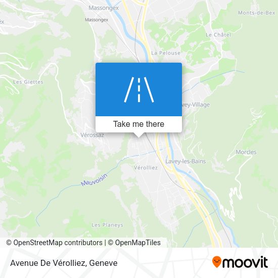 Avenue De Vérolliez map