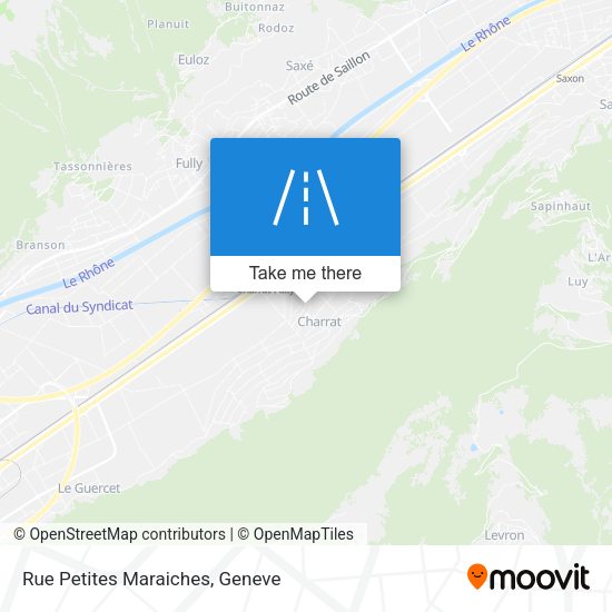 Rue Petites Maraiches map