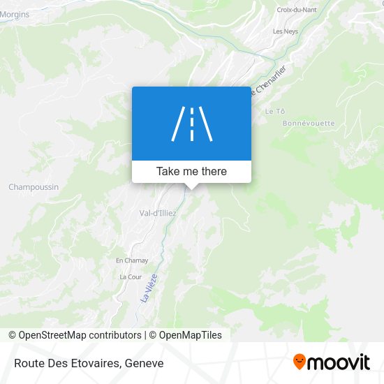 Route Des Etovaires map