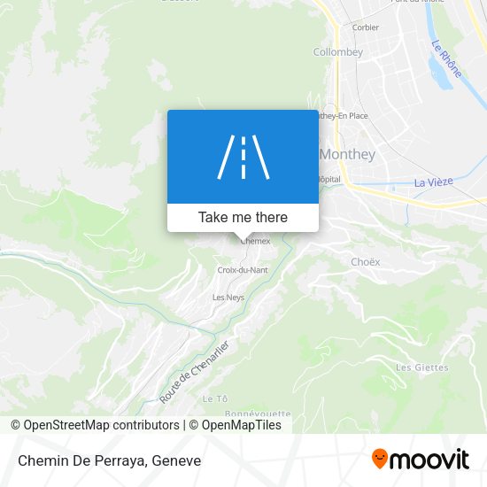 Chemin De Perraya map