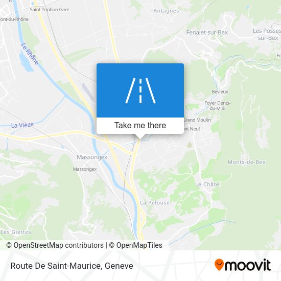 Route De Saint-Maurice map