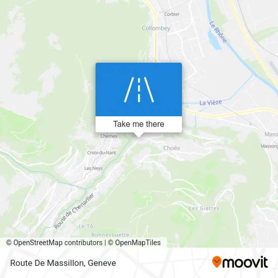 Route De Massillon map