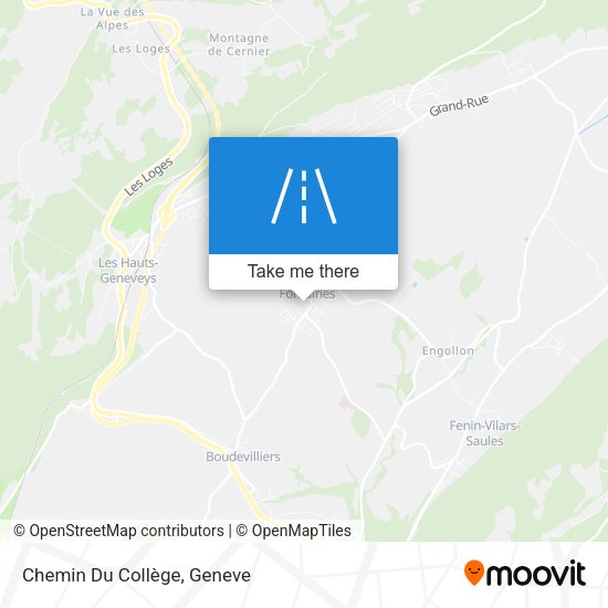 Chemin Du Collège map