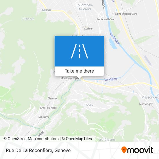 Rue De La Reconfière map