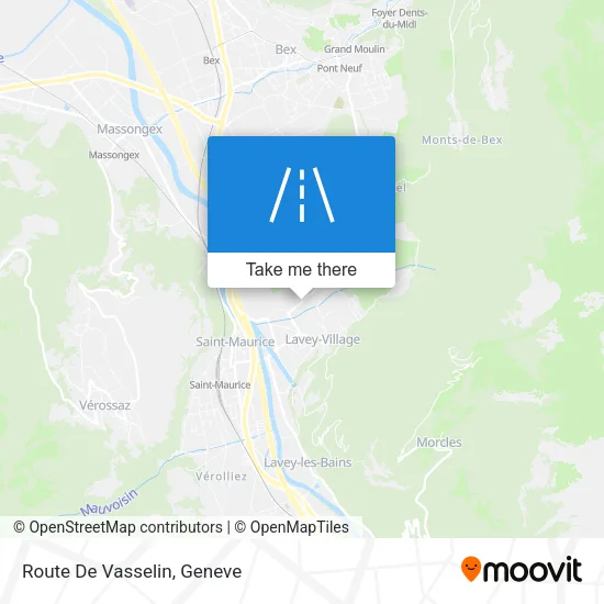 Route De Vasselin plan
