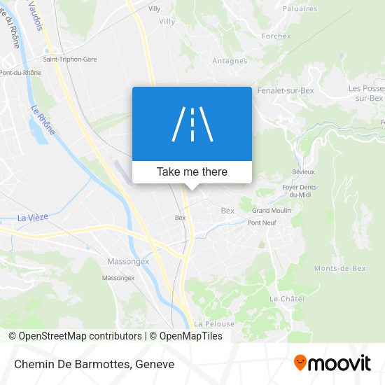 Chemin De Barmottes map