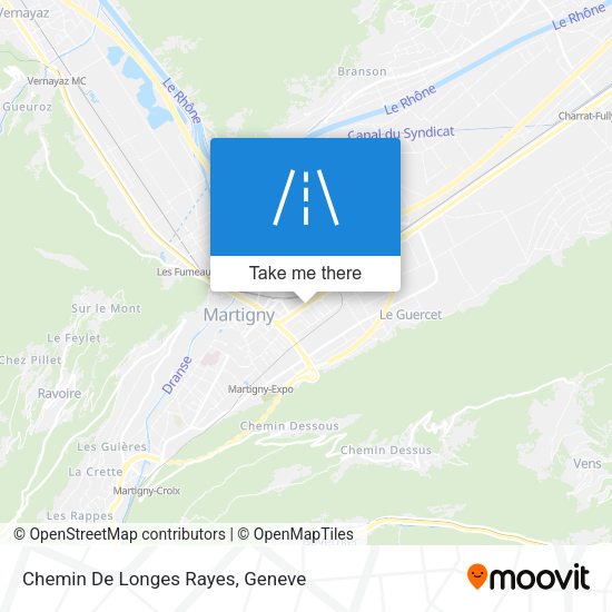 Chemin De Longes Rayes map