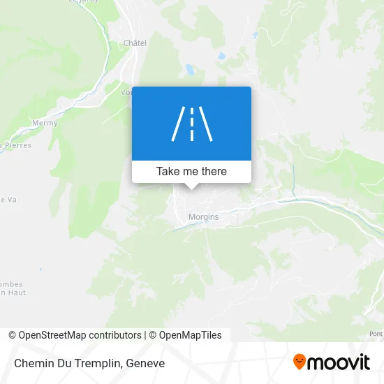 Chemin Du Tremplin map