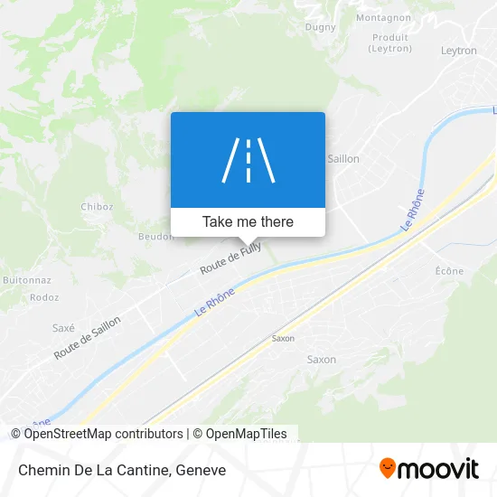 Chemin De La Cantine map