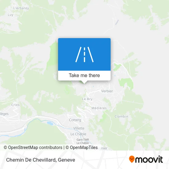 Chemin De Chevillard map