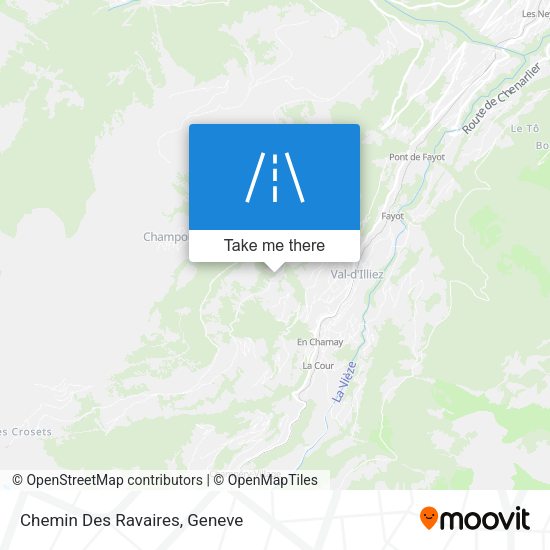 Chemin Des Ravaires map