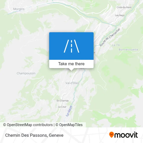 Chemin Des Passons map