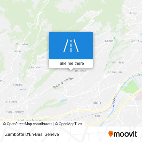 Zambotte D'En-Bas plan