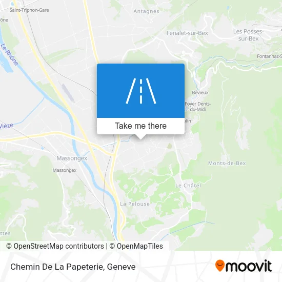 Chemin De La Papeterie map