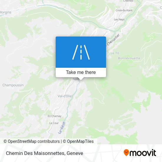 Chemin Des Maisonnettes map