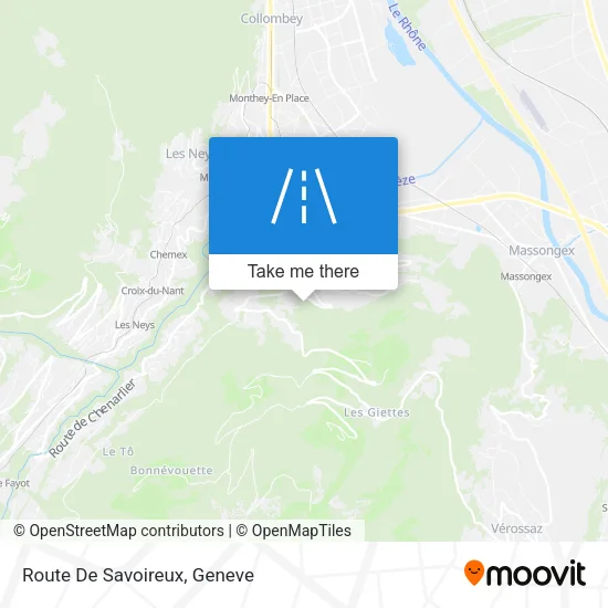 Route De Savoireux map