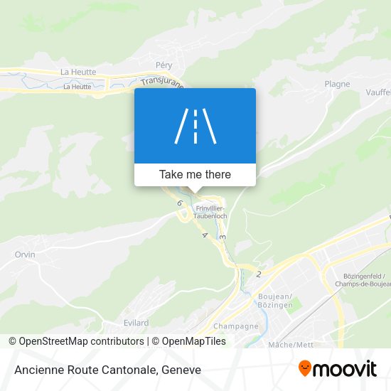 Ancienne Route Cantonale map