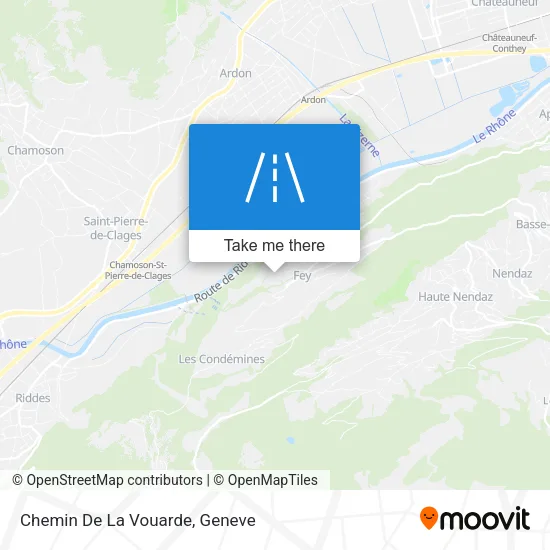 Chemin De La Vouarde map