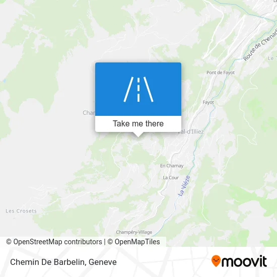 Chemin De Barbelin map