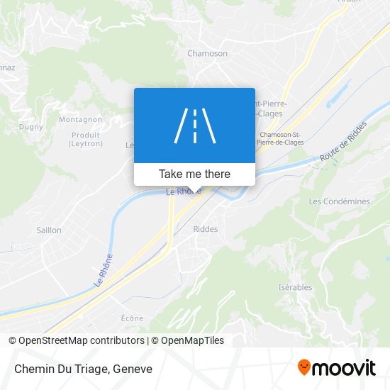 Chemin Du Triage map