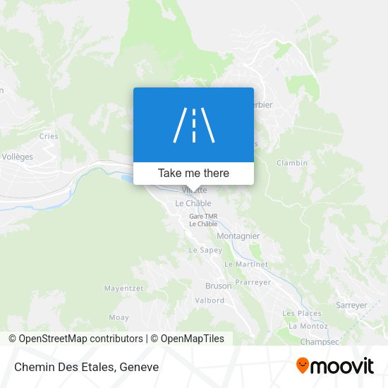 Chemin Des Etales map