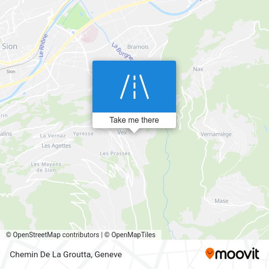 Chemin De La Groutta map
