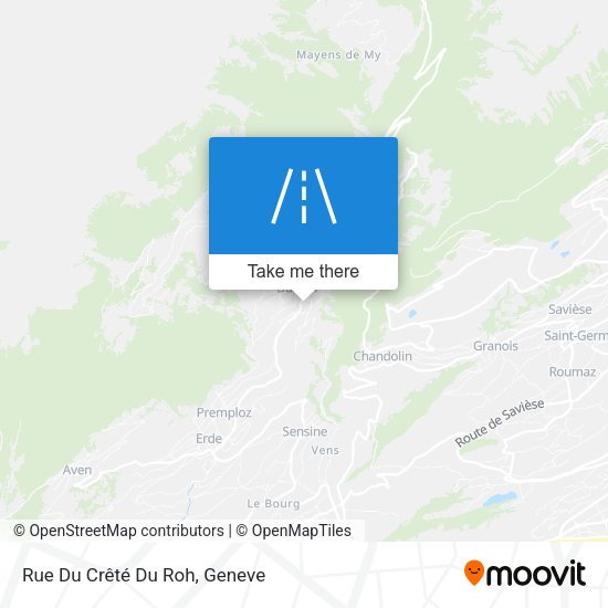 Rue Du Crêté Du Roh map