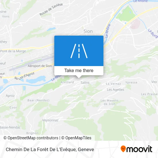 Chemin De La Forêt De L'Evêque map