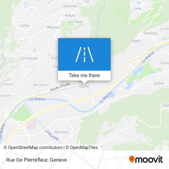 Rue De Pierrefleur map