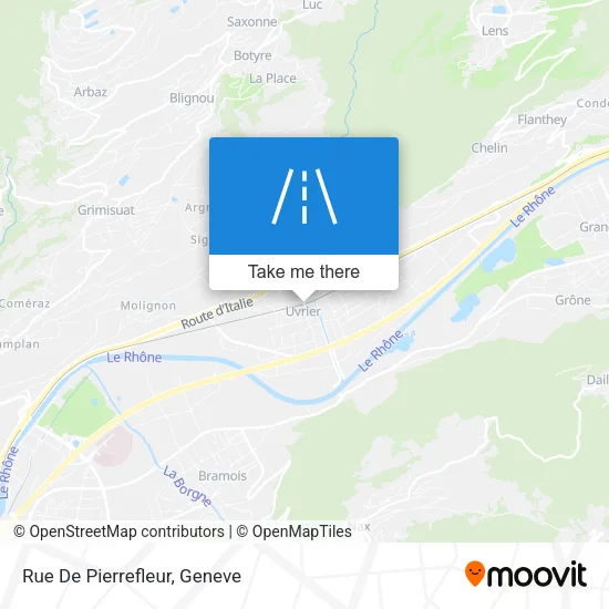 Rue De Pierrefleur map