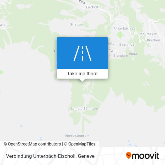Verbindung Unterbäch-Eischoll map