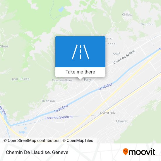 Chemin De Liaudise map