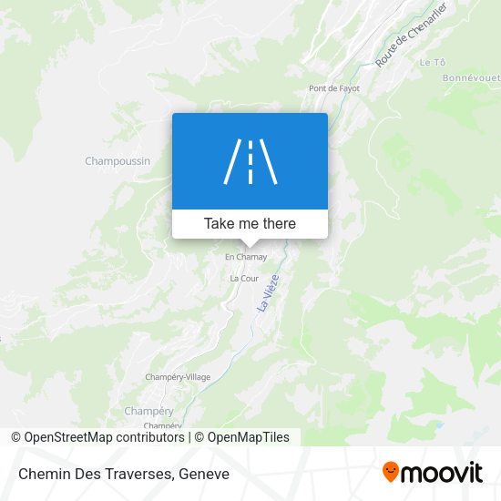 Chemin Des Traverses map