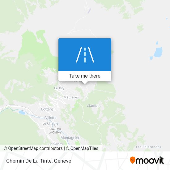 Chemin De La Tinte map