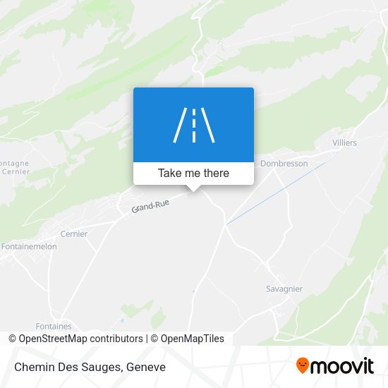 Chemin Des Sauges map