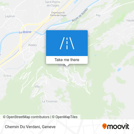Chemin Du Verdani map