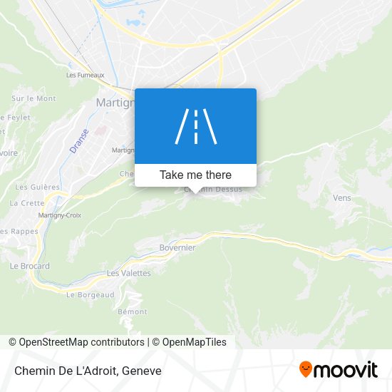 Chemin De L'Adroit map