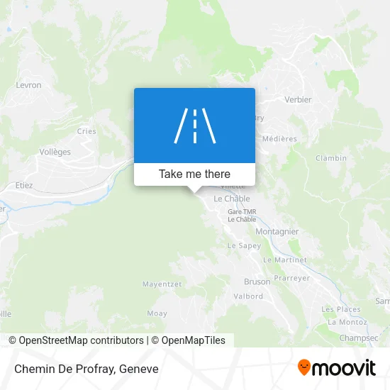 Chemin De Profray map