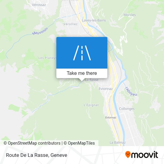 Route De La Rasse map
