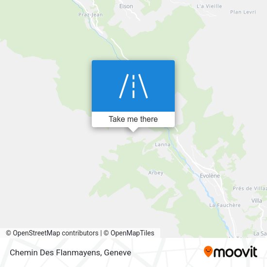 Chemin Des Flanmayens map