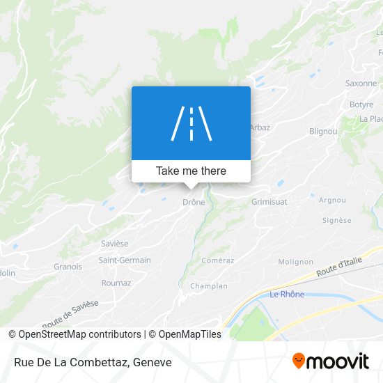 Rue De La Combettaz map