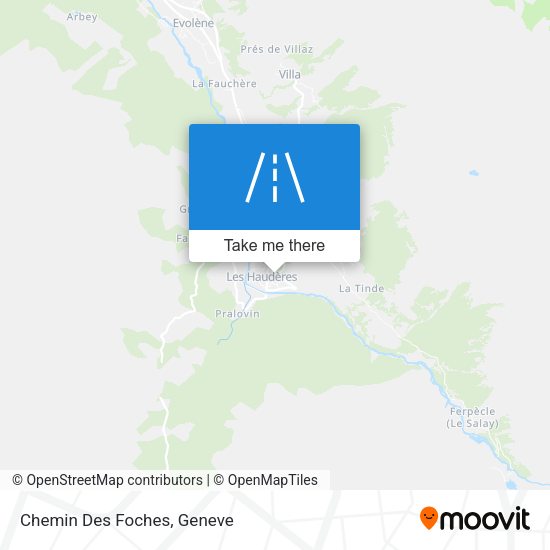 Chemin Des Foches map
