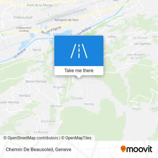 Chemin De Beausoleil map