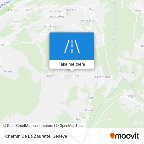Chemin De La Zaurette map