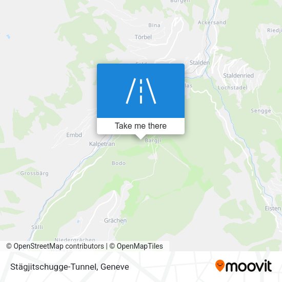 Stägjitschugge-Tunnel map
