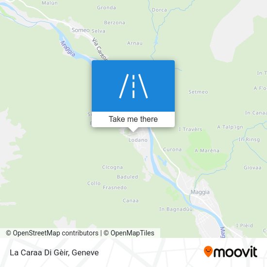 La Caraa Di Gèir map