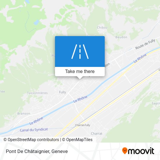 Pont De Châtaignier map