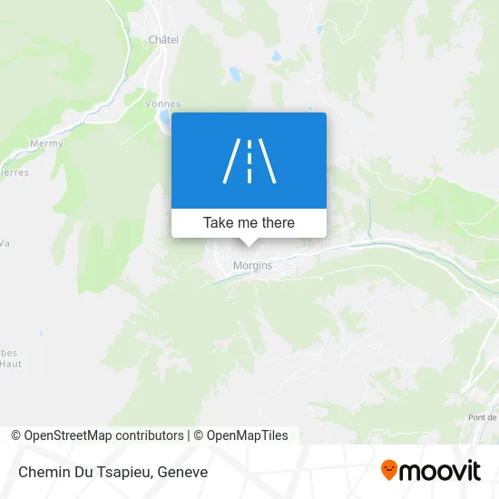 Chemin Du Tsapieu map