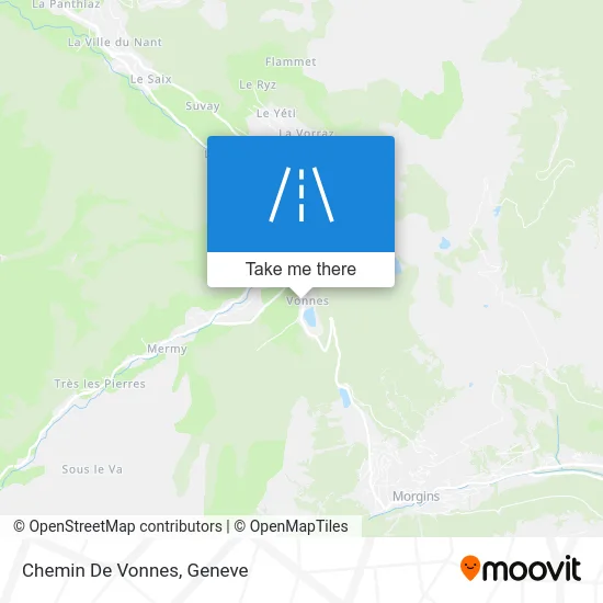Chemin De Vonnes map